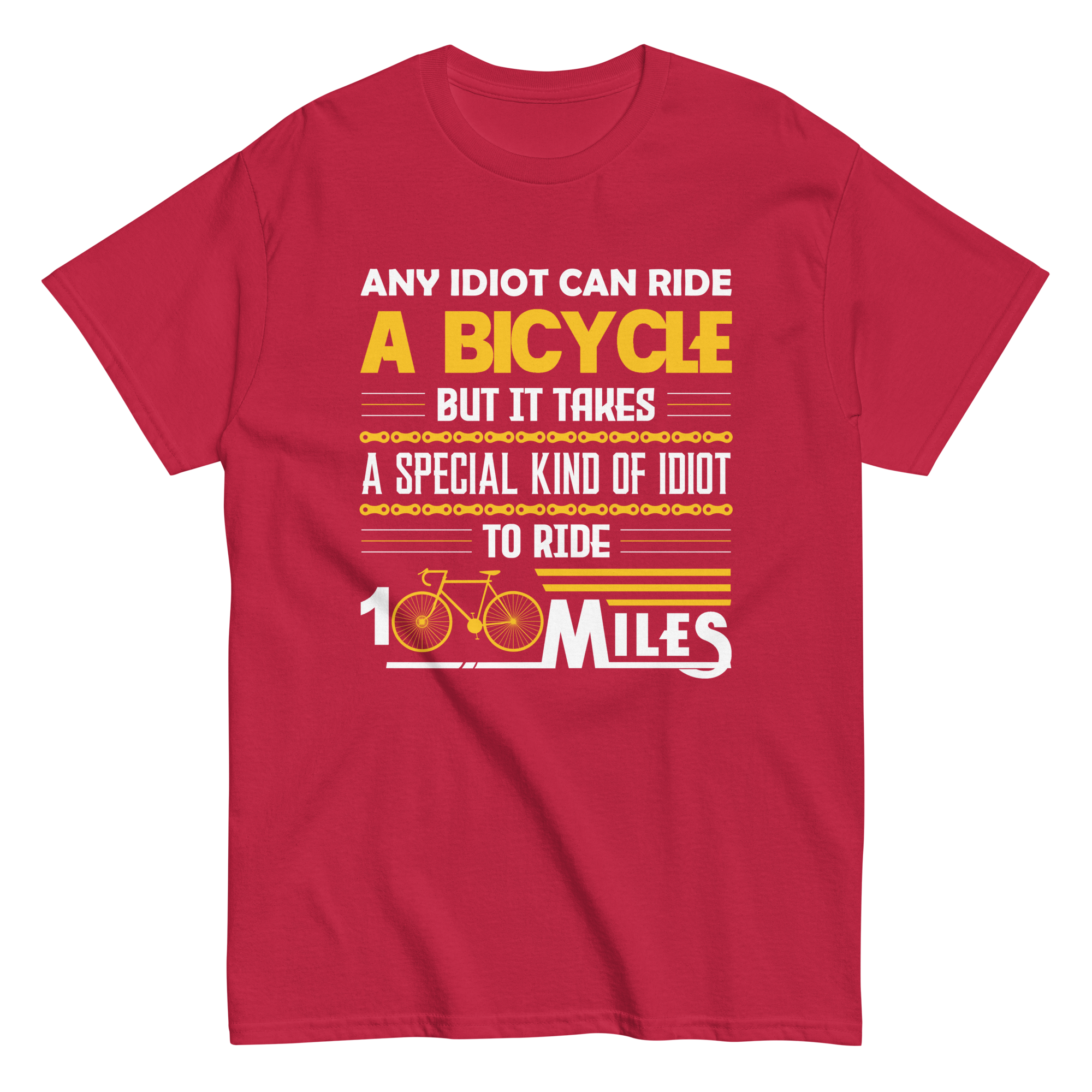 100 MILES unisex t-shirt
