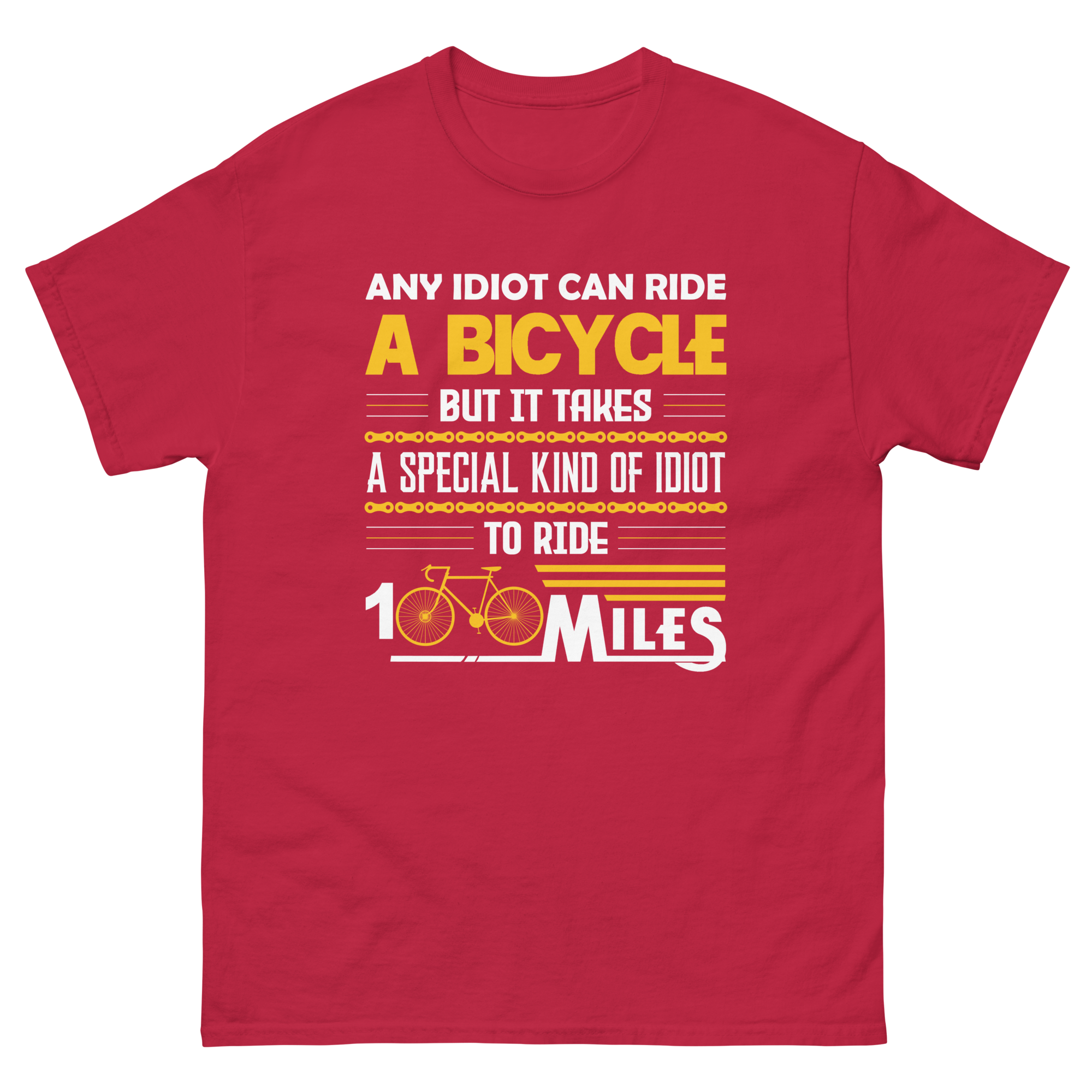 100 MILES unisex t-shirt