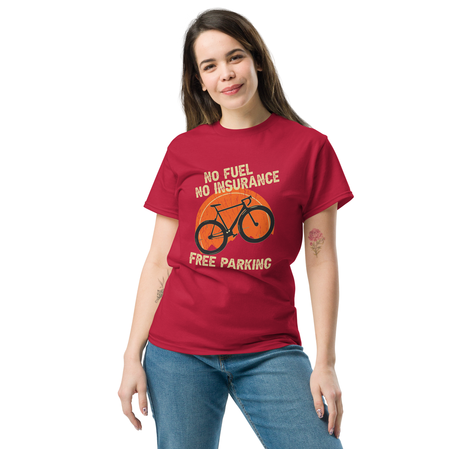 NO FUEL - NO INSURANCE - FREE PARKING unisex t-shirt