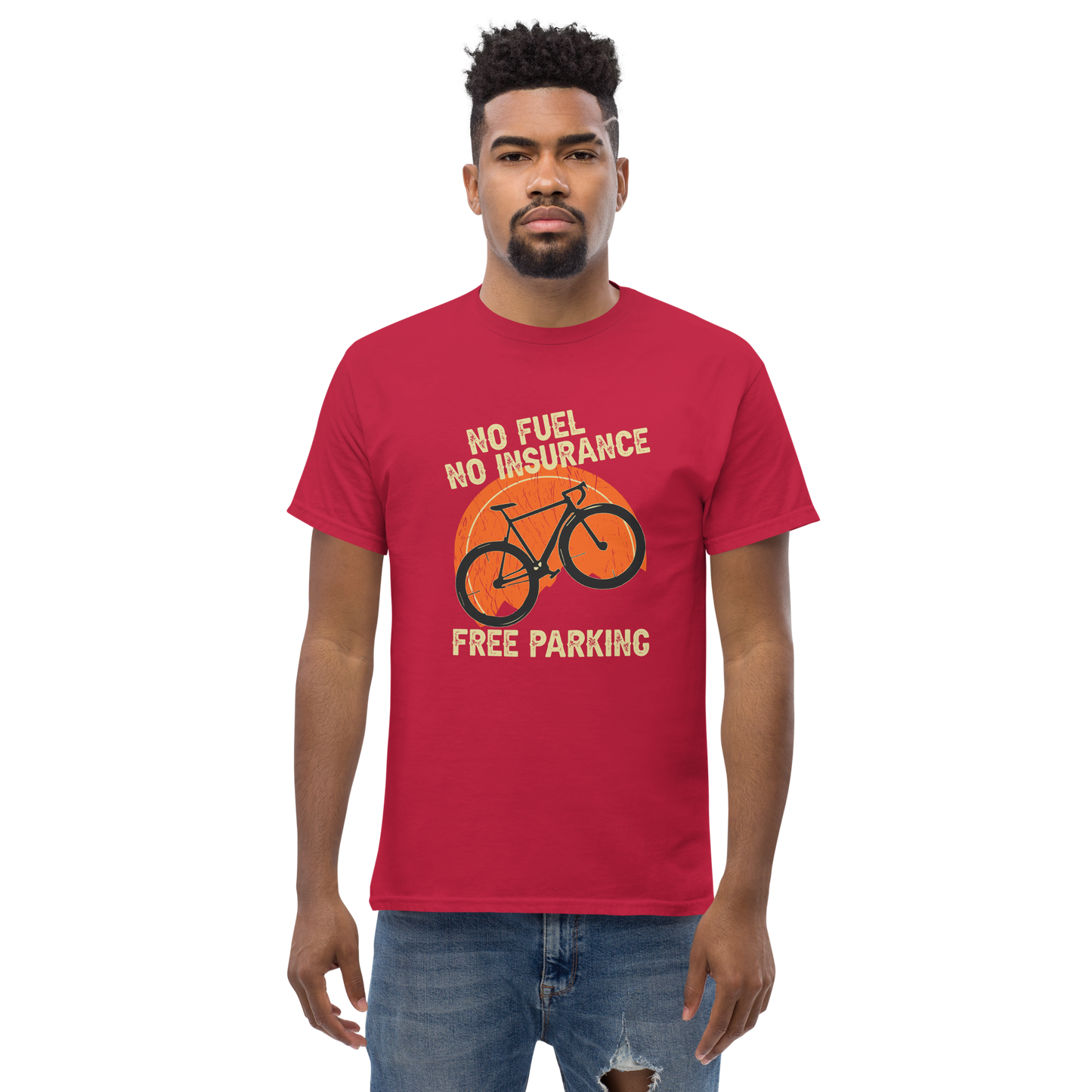 NO FUEL - NO INSURANCE - FREE PARKING unisex t-shirt