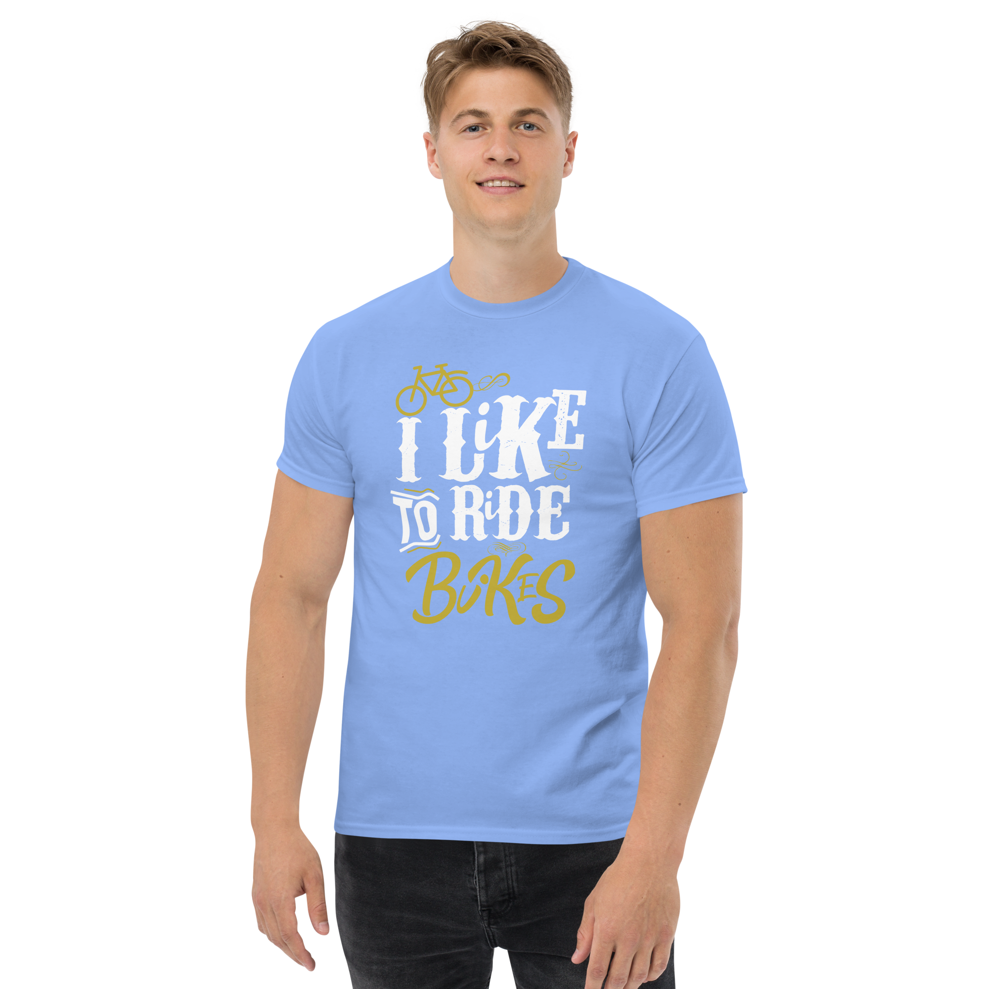 Unisex-T-Shirt „LIKE TO RIDE“