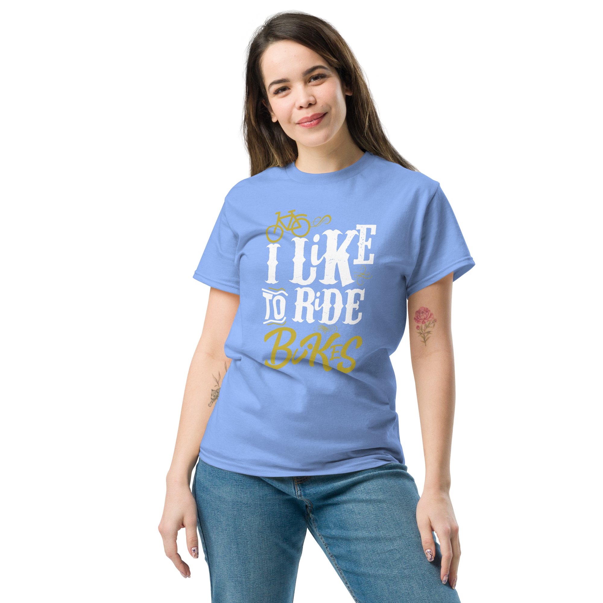 Unisex-T-Shirt „LIKE TO RIDE“