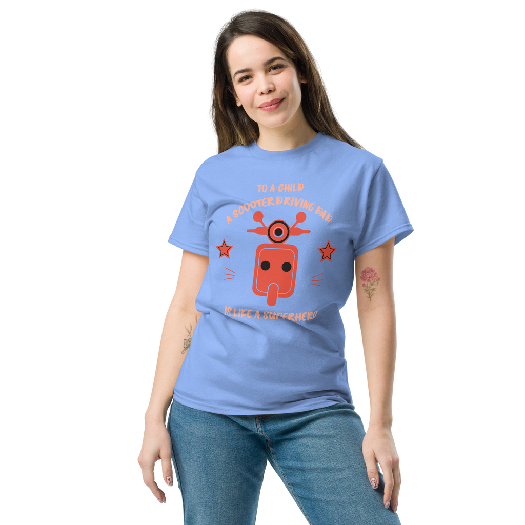 SCOOTER DAD HERO unisex tee