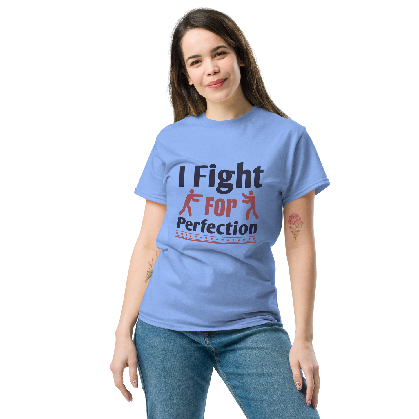 FIGHT FOR PERFECTION unisex boxing t-shirt