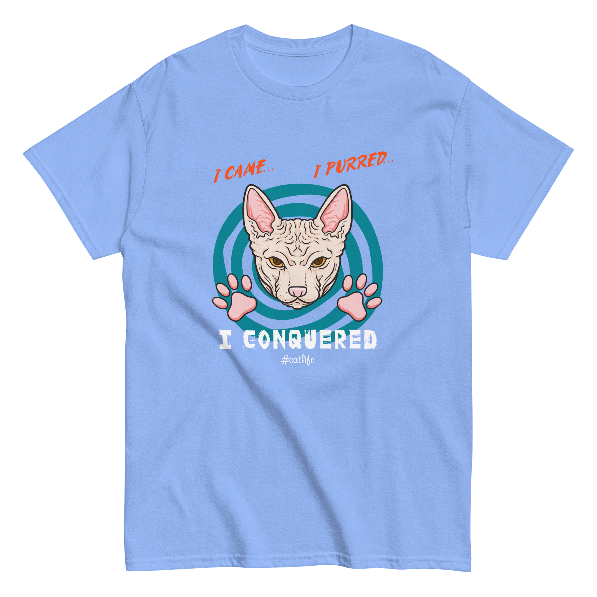 I CONQUERED CAT unisex t-shirt