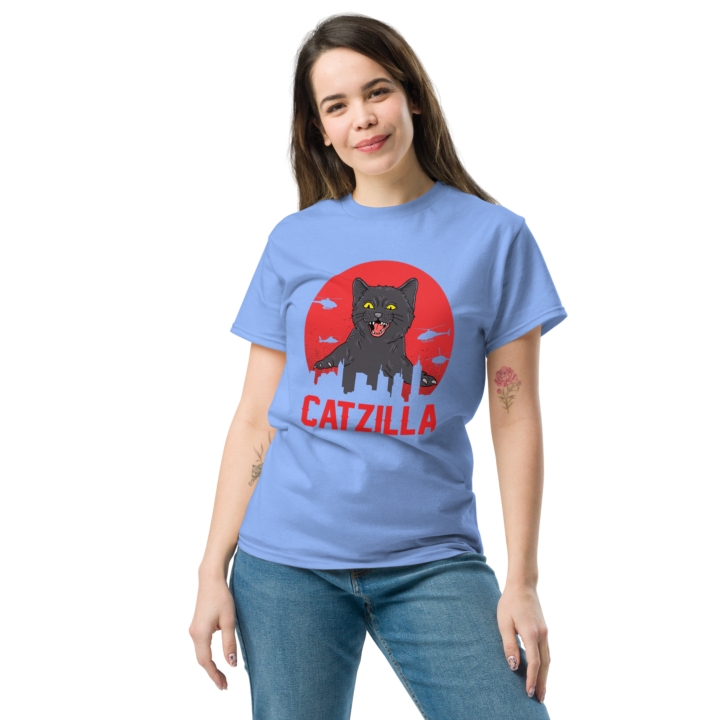 CATZILLA Cat series unisex cotton t-shirt