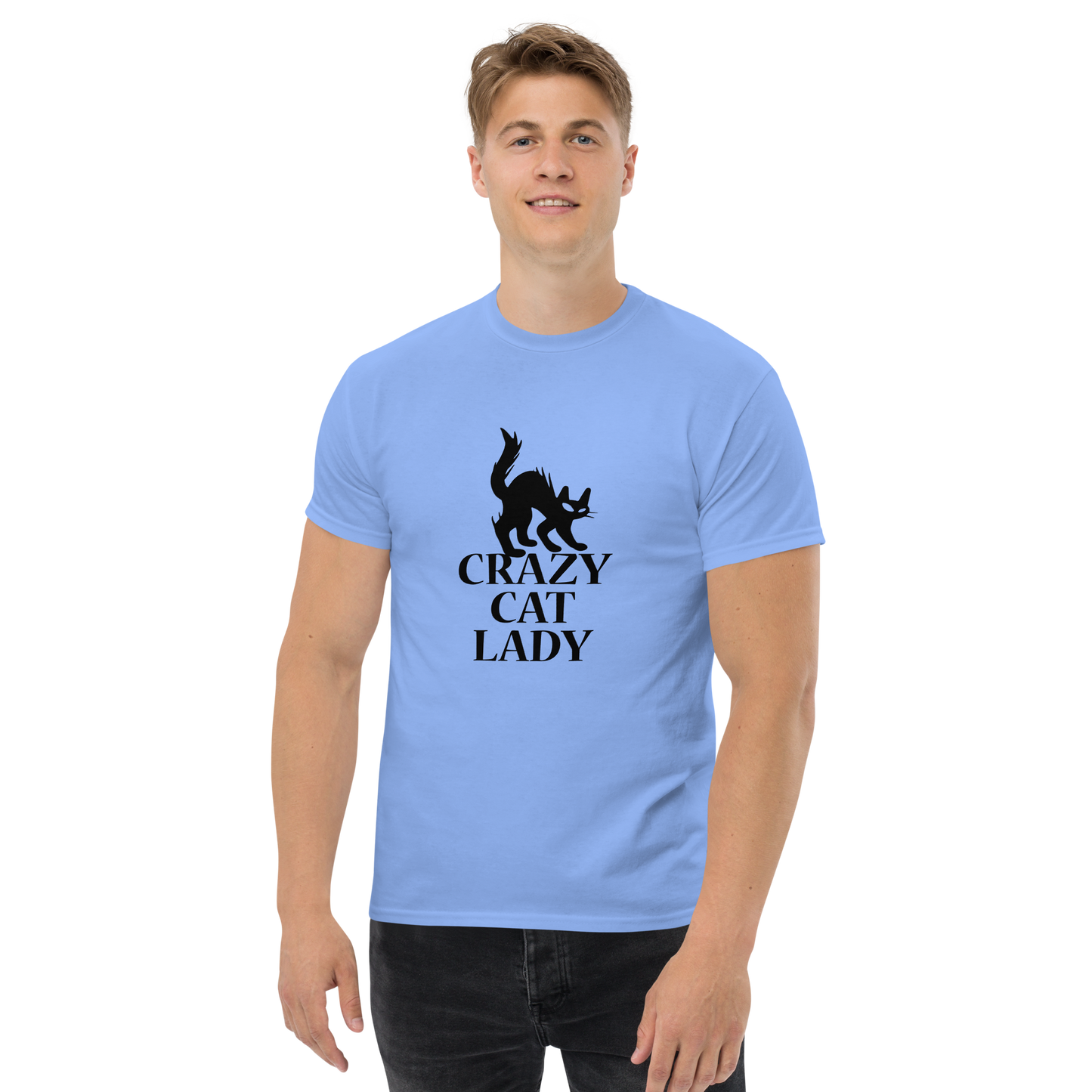 CRAZY CAT LADY Cat series unisex cotton t-shirt