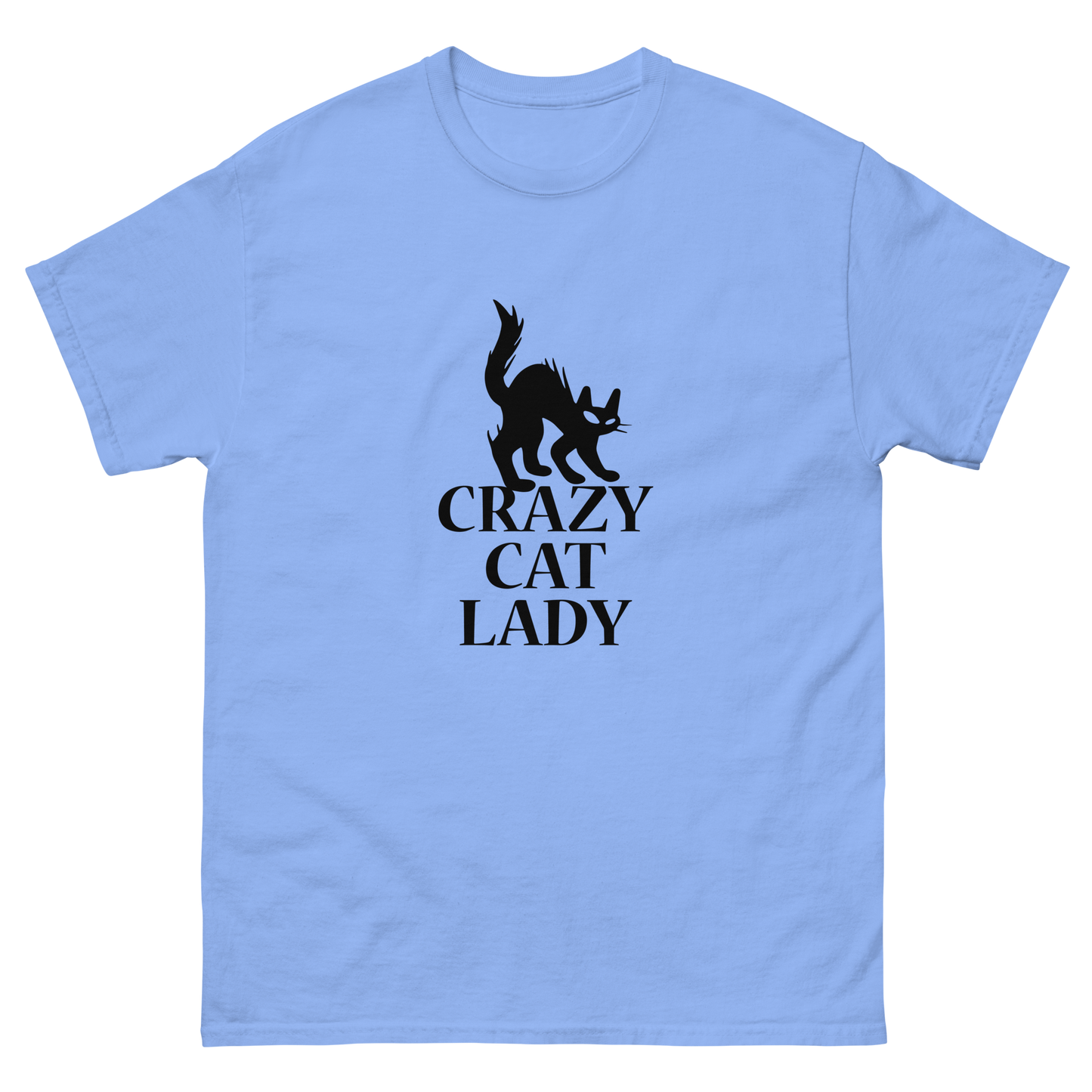 CRAZY CAT LADY Cat series unisex cotton t-shirt