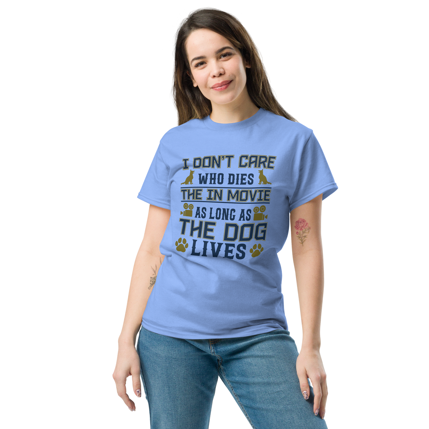 THE DOG LIVES unisex dog series t-shirt