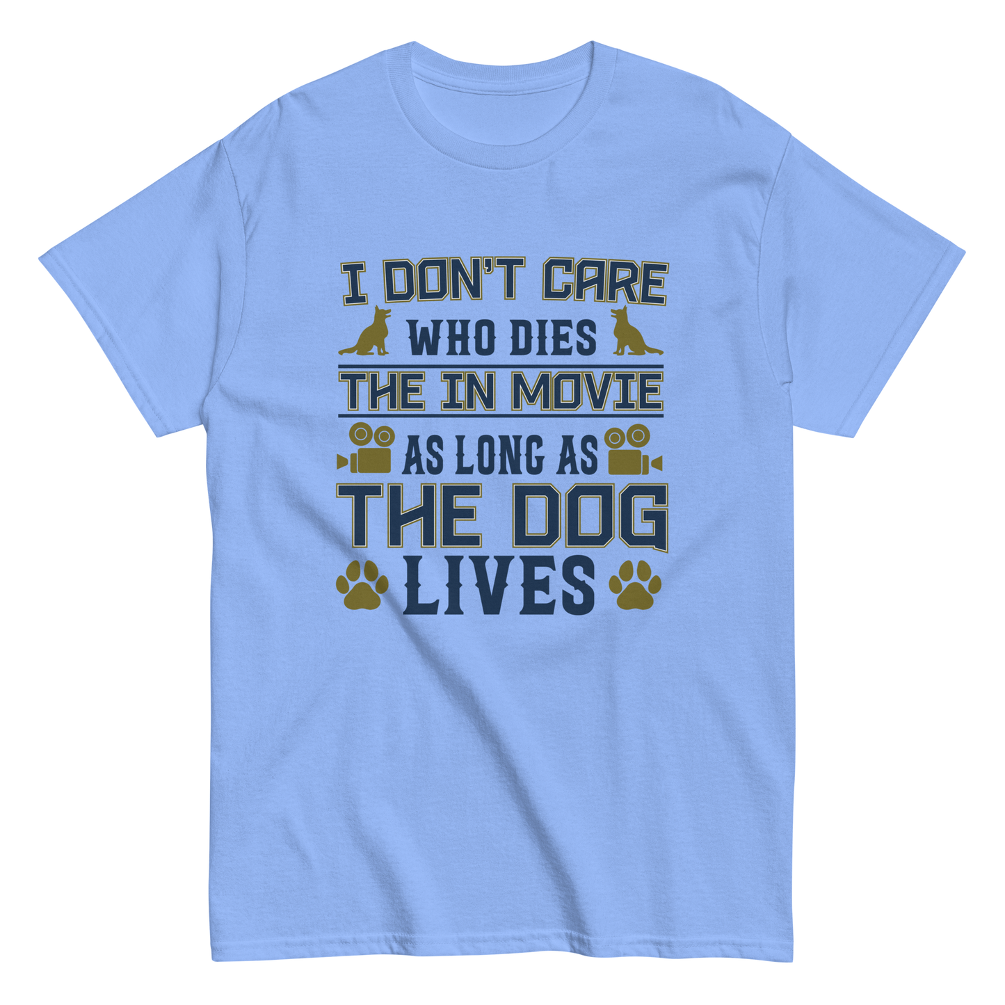 THE DOG LIVES unisex dog series t-shirt