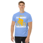 BALANCED LIFE unisex t-shirt - Printoo Shop - - bicycle, t-shirt, unisex, Unisex Classic Tee | Gildan 5000