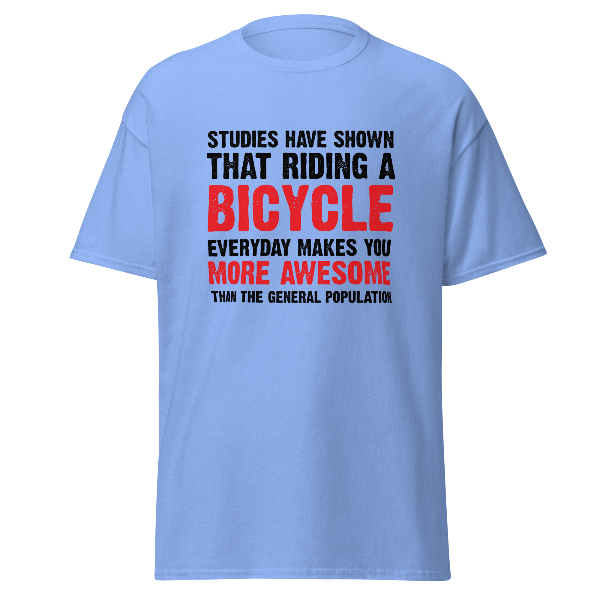 BICYCLE MORE AWESOME unisex t-shirt