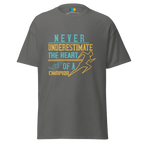 HEART OF A CHAMPION unisex t-shirt - Printoo Shop - - running, t-shirt, unisex, Unisex Classic Tee | Gildan 5000