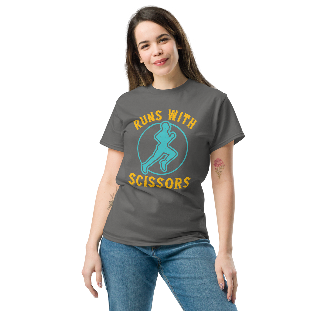 RUNS /w SCISSORS unisex t-shirt