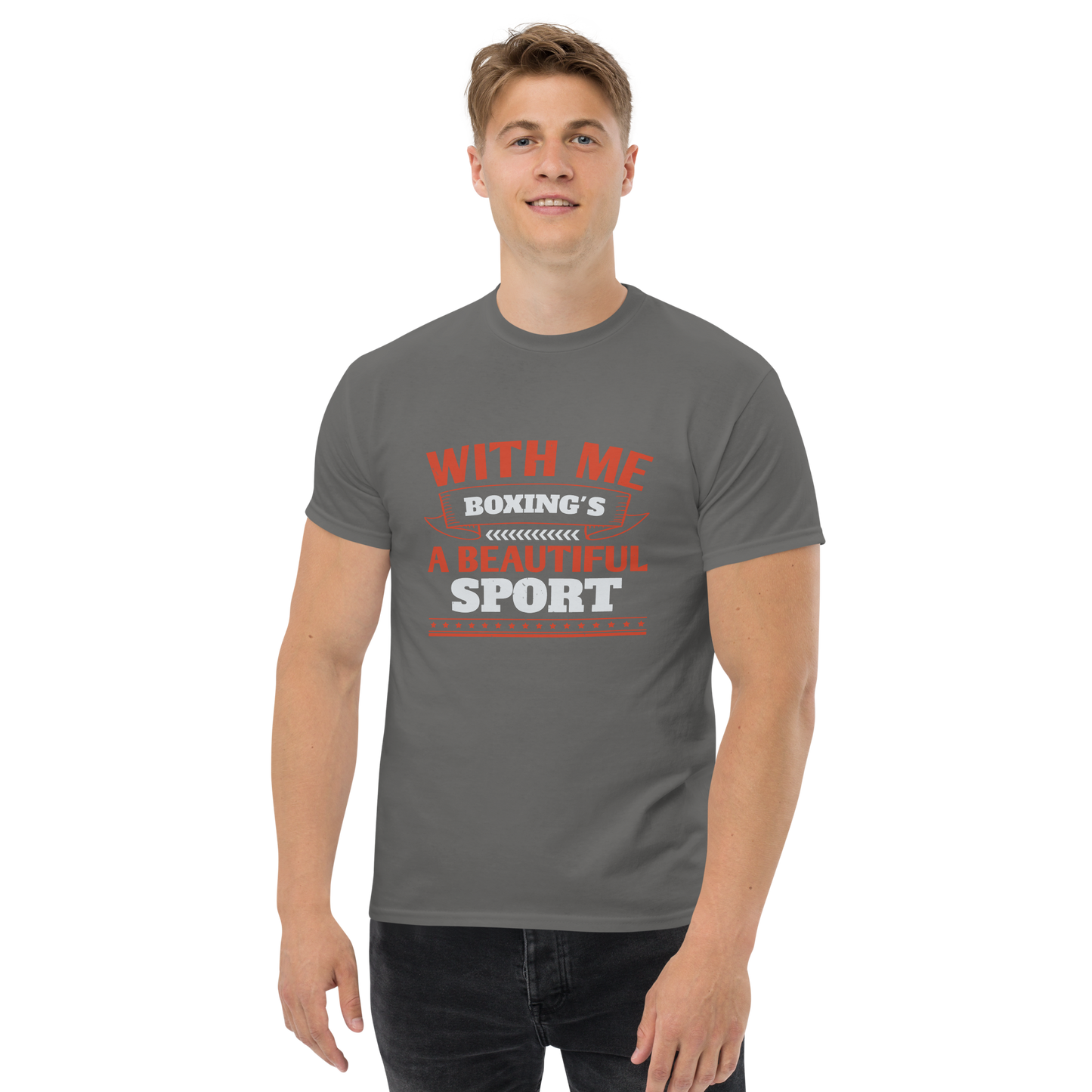 BOXING IS BEAUTIFUL unisex boxing t-shirt