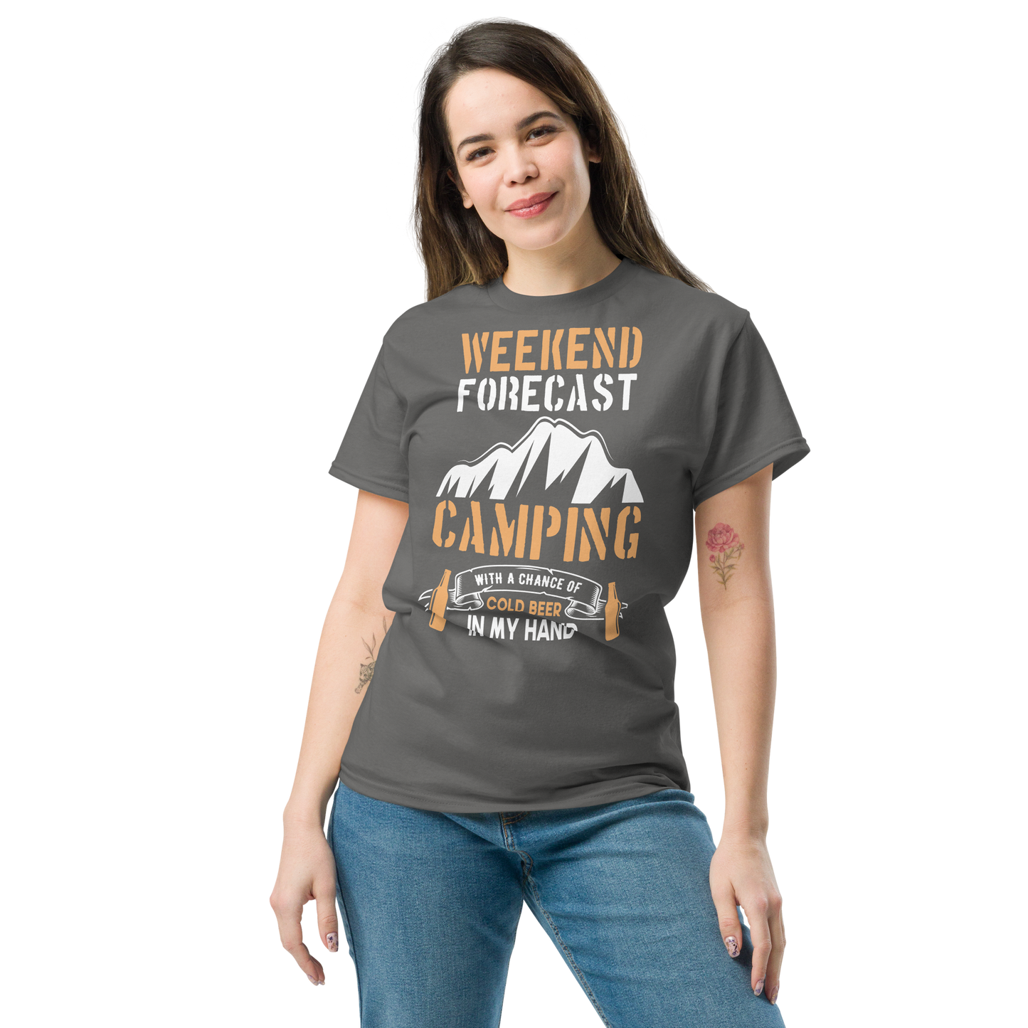 WEEKEND FORECAST unisex outdoor t-shirt