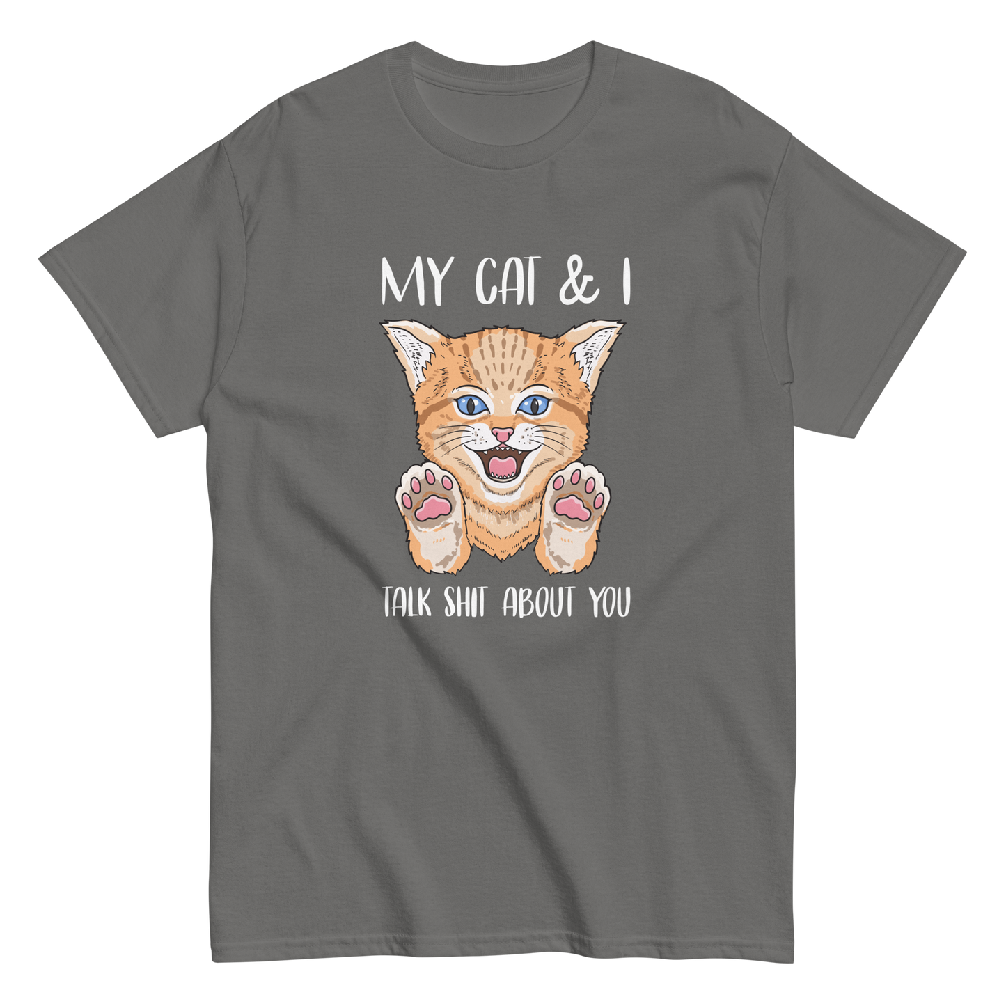 MY CAT & I Cat series unisex cotton t-shirt