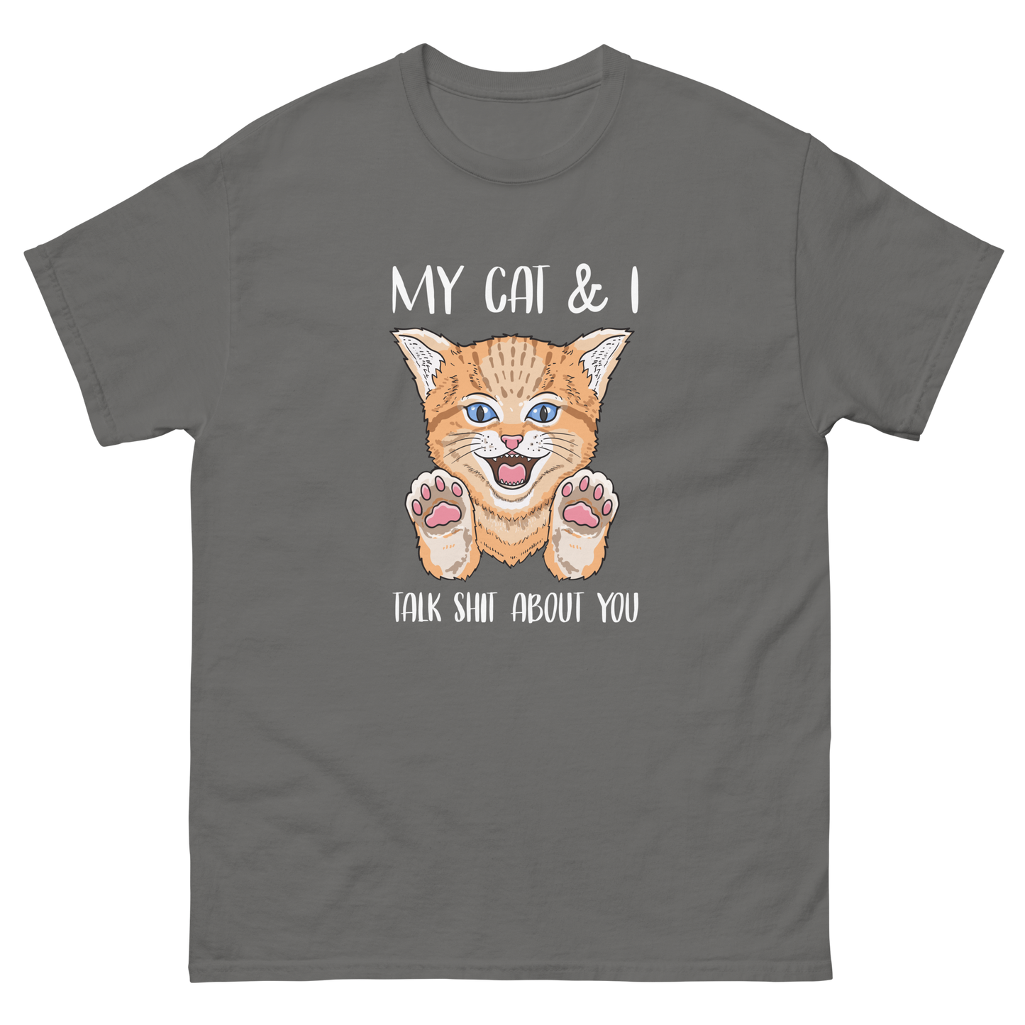 MY CAT & I Cat series unisex cotton t-shirt