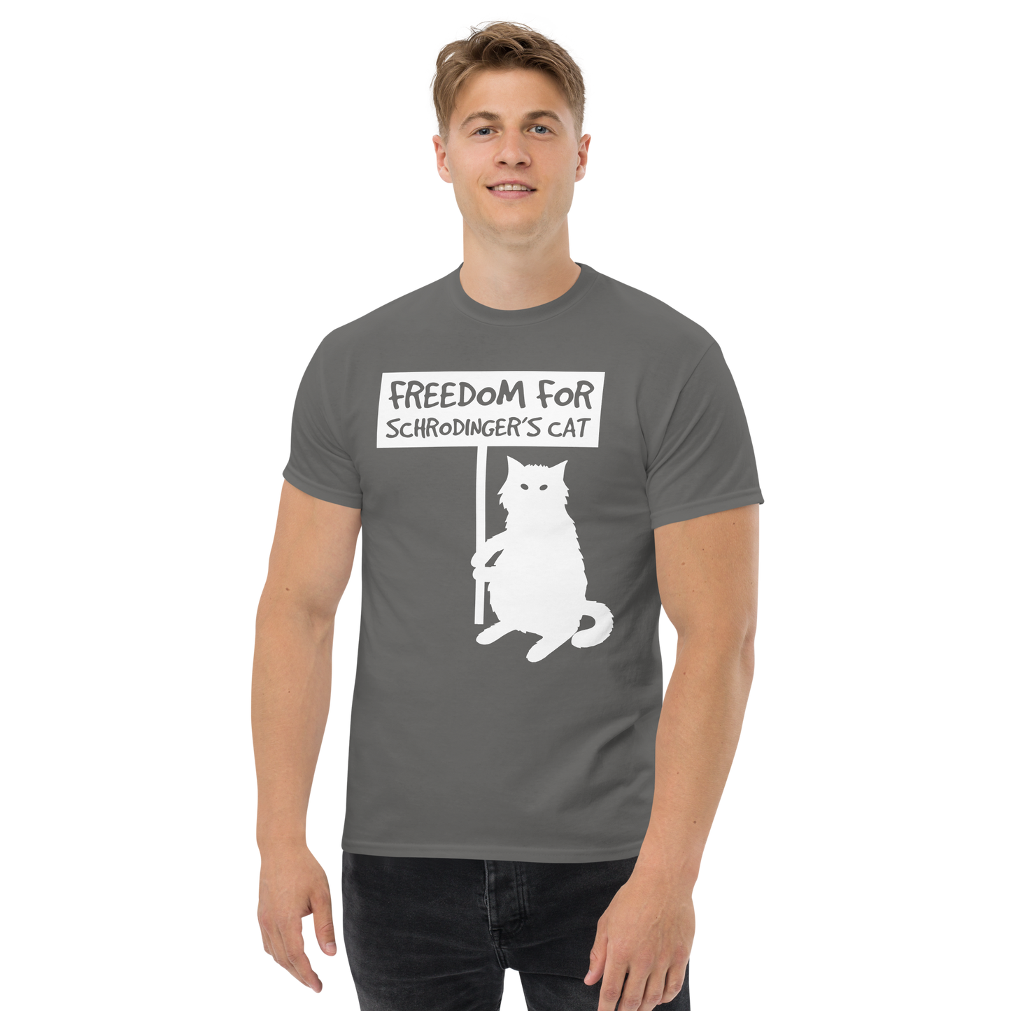 SCHRODINGER'S CAT Cat series unisex cotton t-shirt