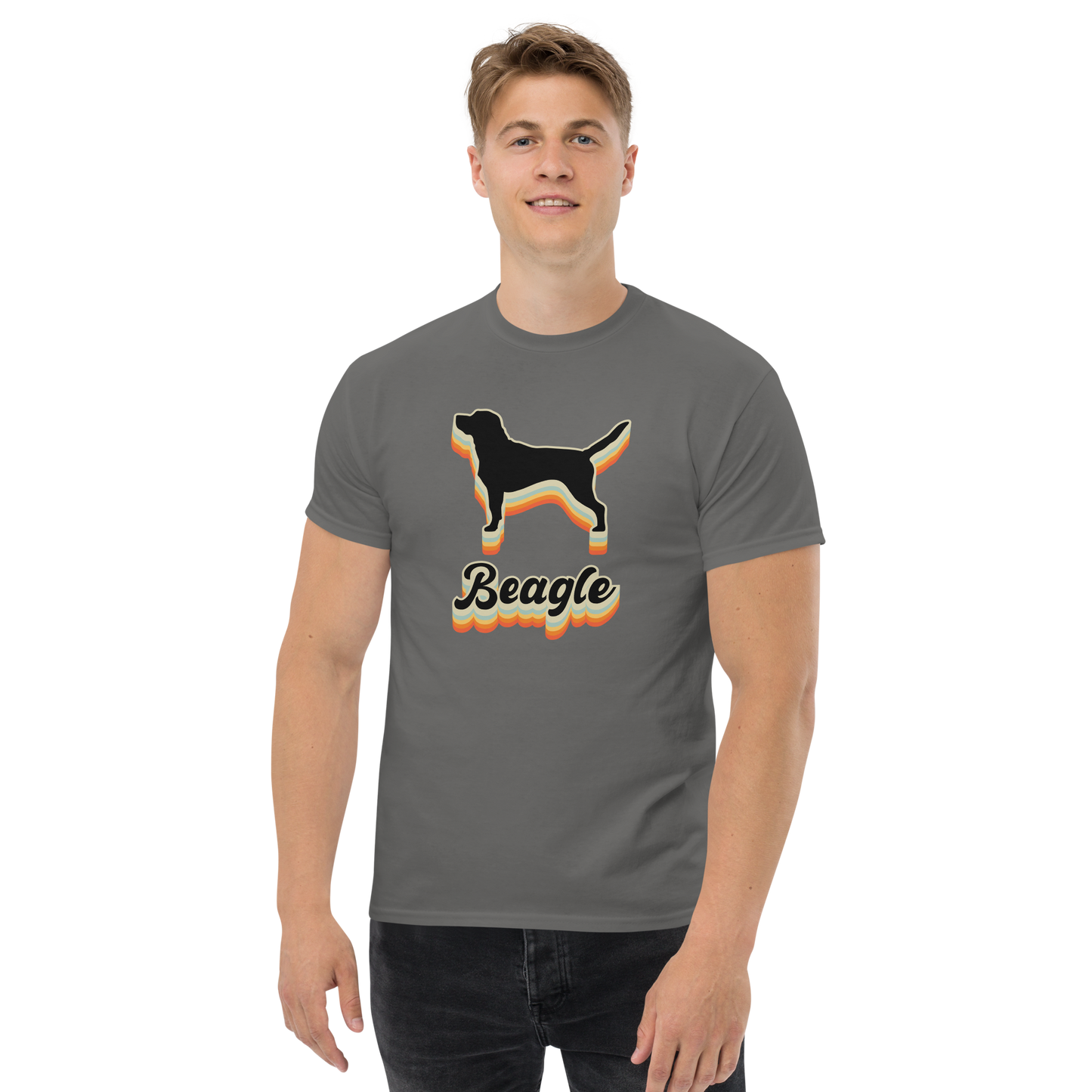 BEAGLE DARK unisex dog series t-shirt