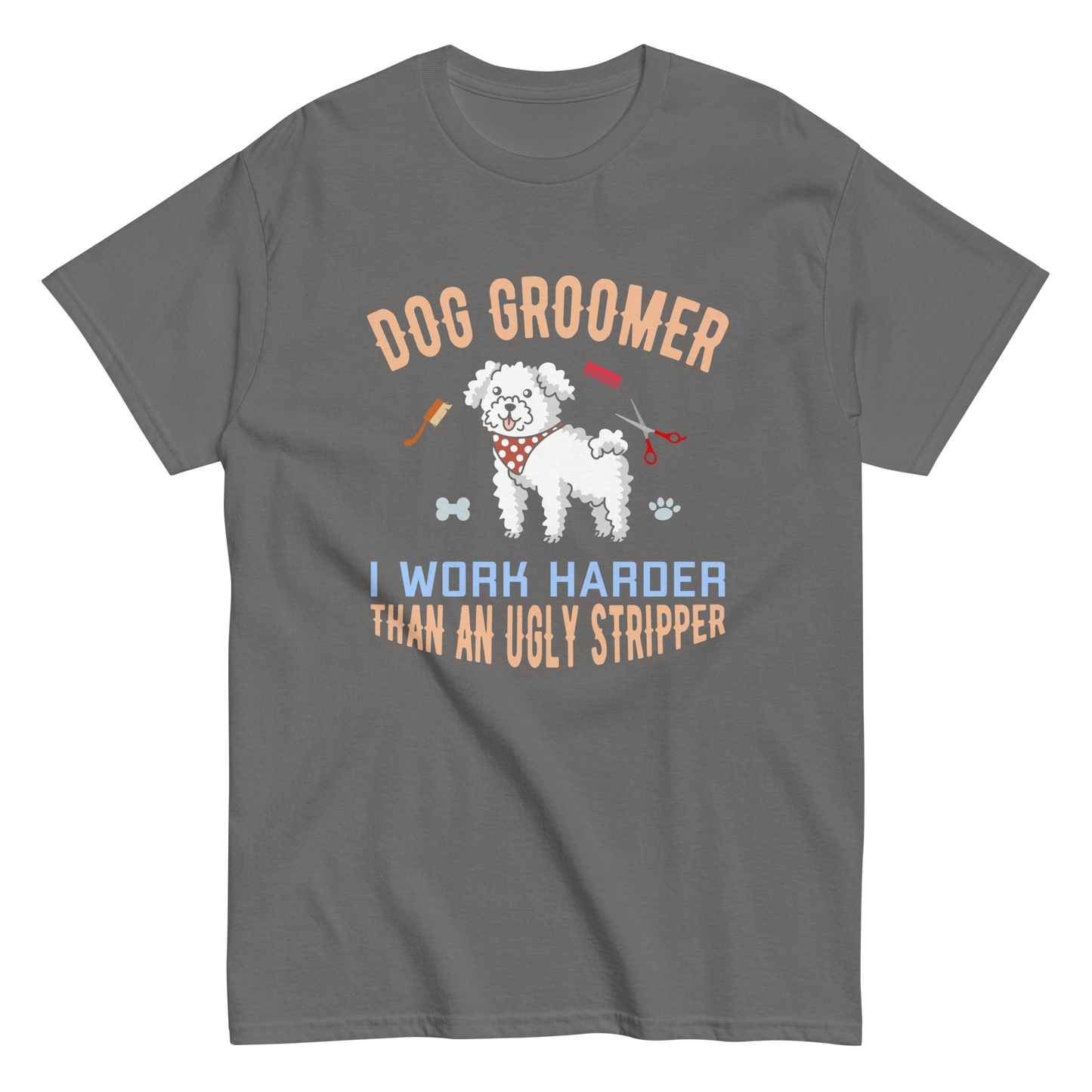 DOG GROOMER unisex dog series t-shirt