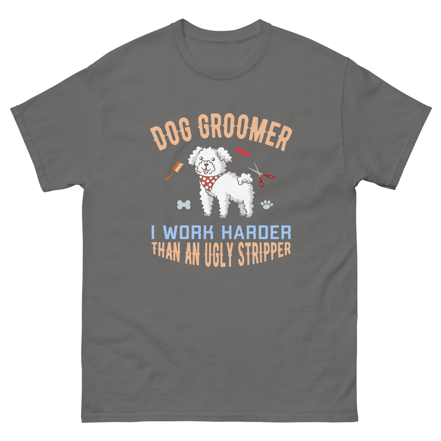 DOG GROOMER unisex dog series t-shirt