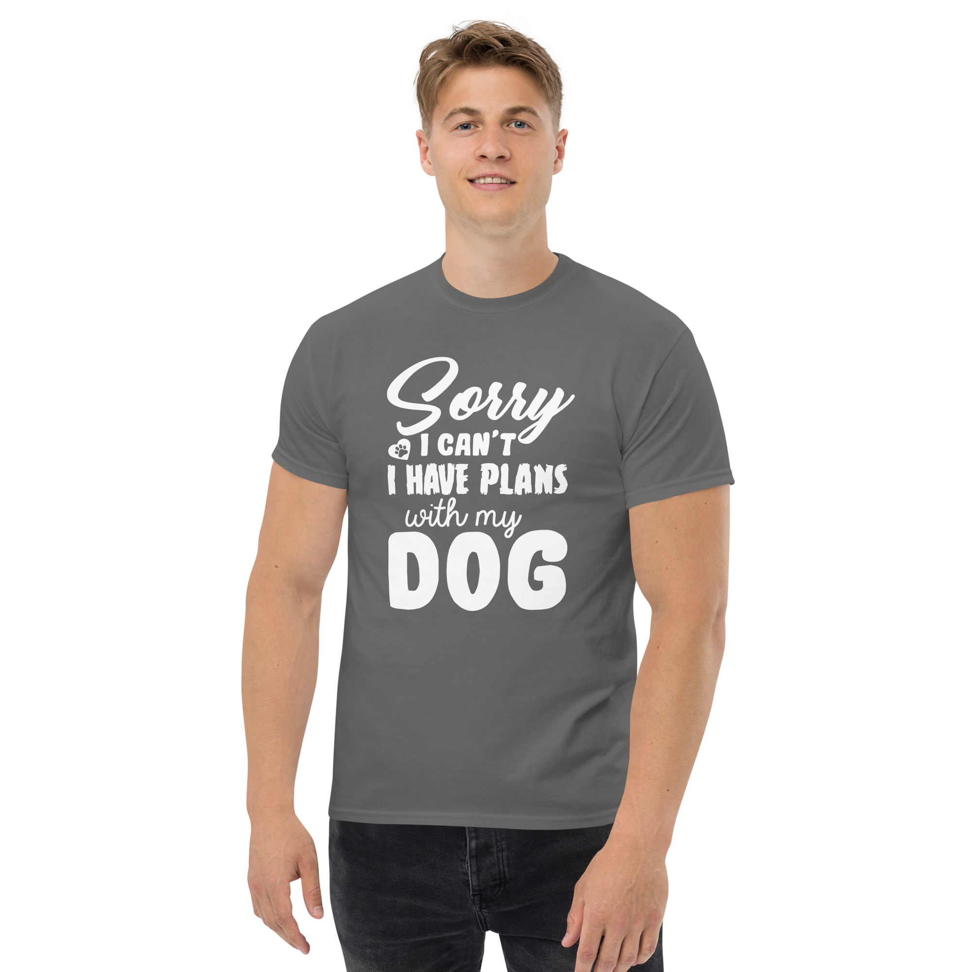 WITH MY DOG unisex t-shirt