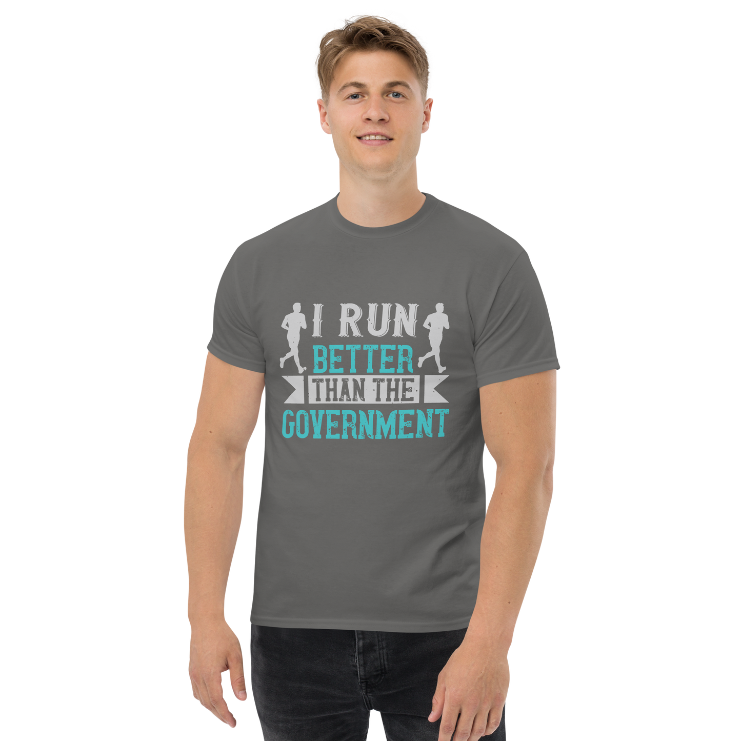 I RUN BETTER unisex running t-shirt