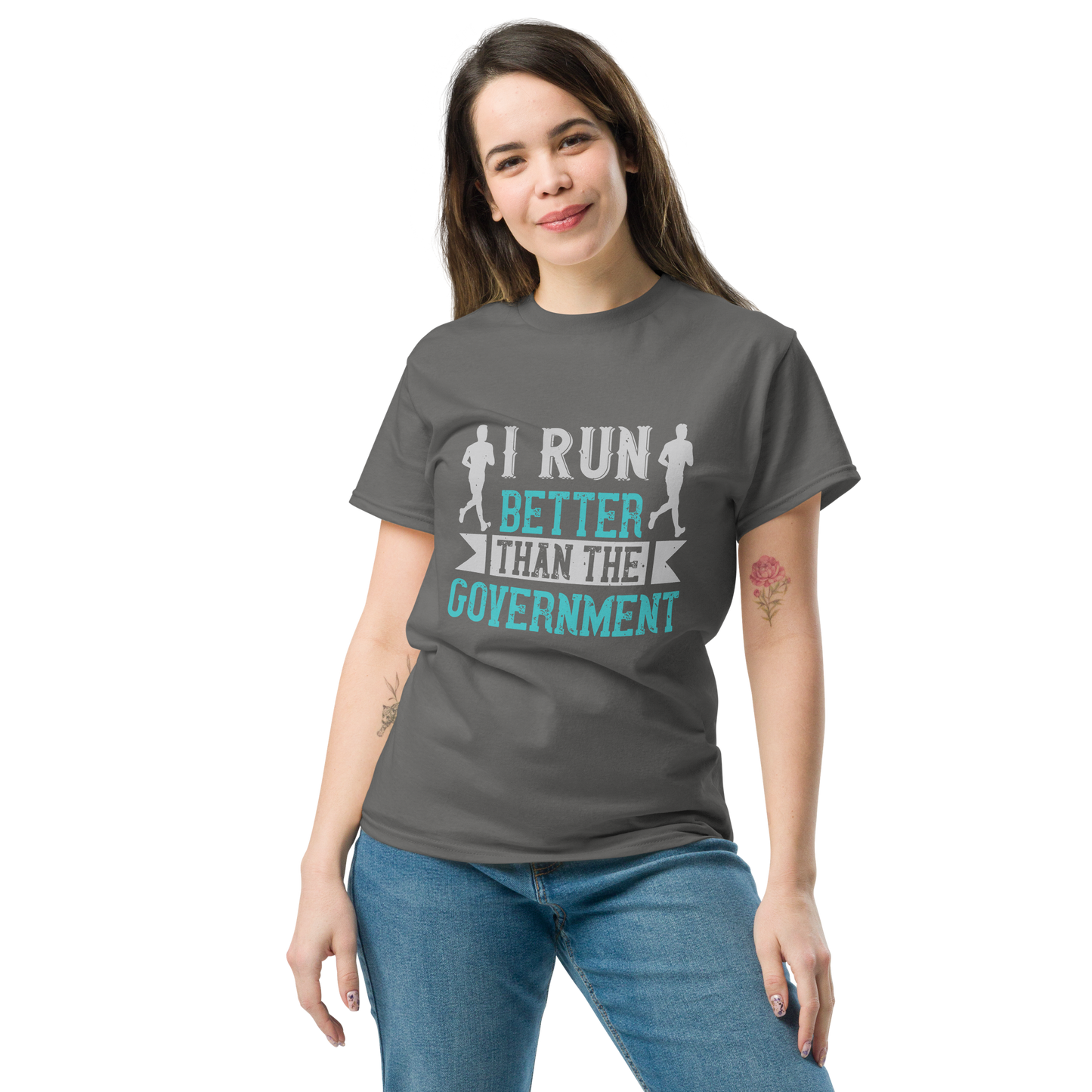 I RUN BETTER unisex running t-shirt