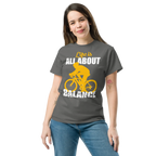 BALANCED LIFE unisex t-shirt - Printoo Shop - - bicycle, t-shirt, unisex, Unisex Classic Tee | Gildan 5000