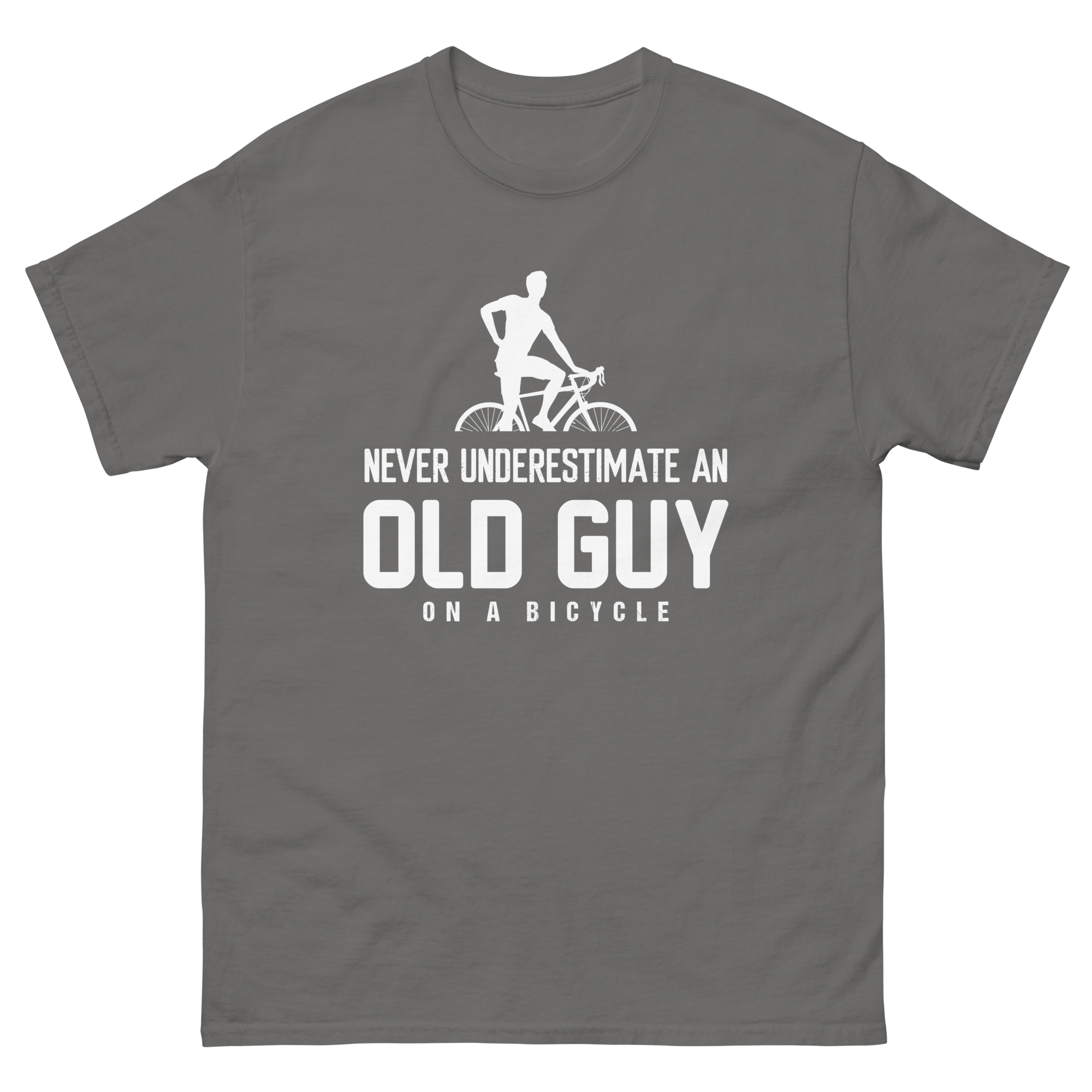 ALTER MANN AUF EINEM FAHRRAD Unisex T-Shirt