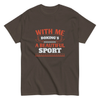 BOXING IS BEAUTIFUL unisex t-shirt - Printoo Shop - - boxing, Regular fit, t-shirt, unisex, Unisex Classic Tee | Gildan 5000