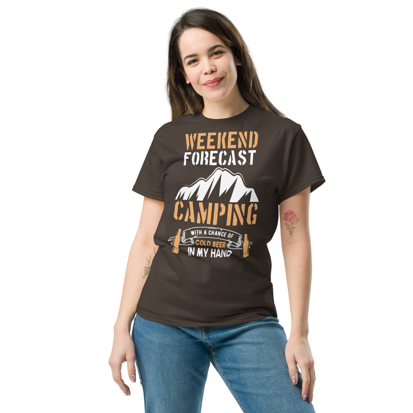 WEEKEND FORECAST unisex outdoor t-shirt