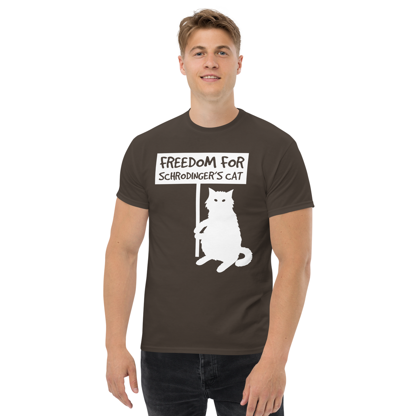 SCHRODINGER'S CAT Cat series unisex cotton t-shirt