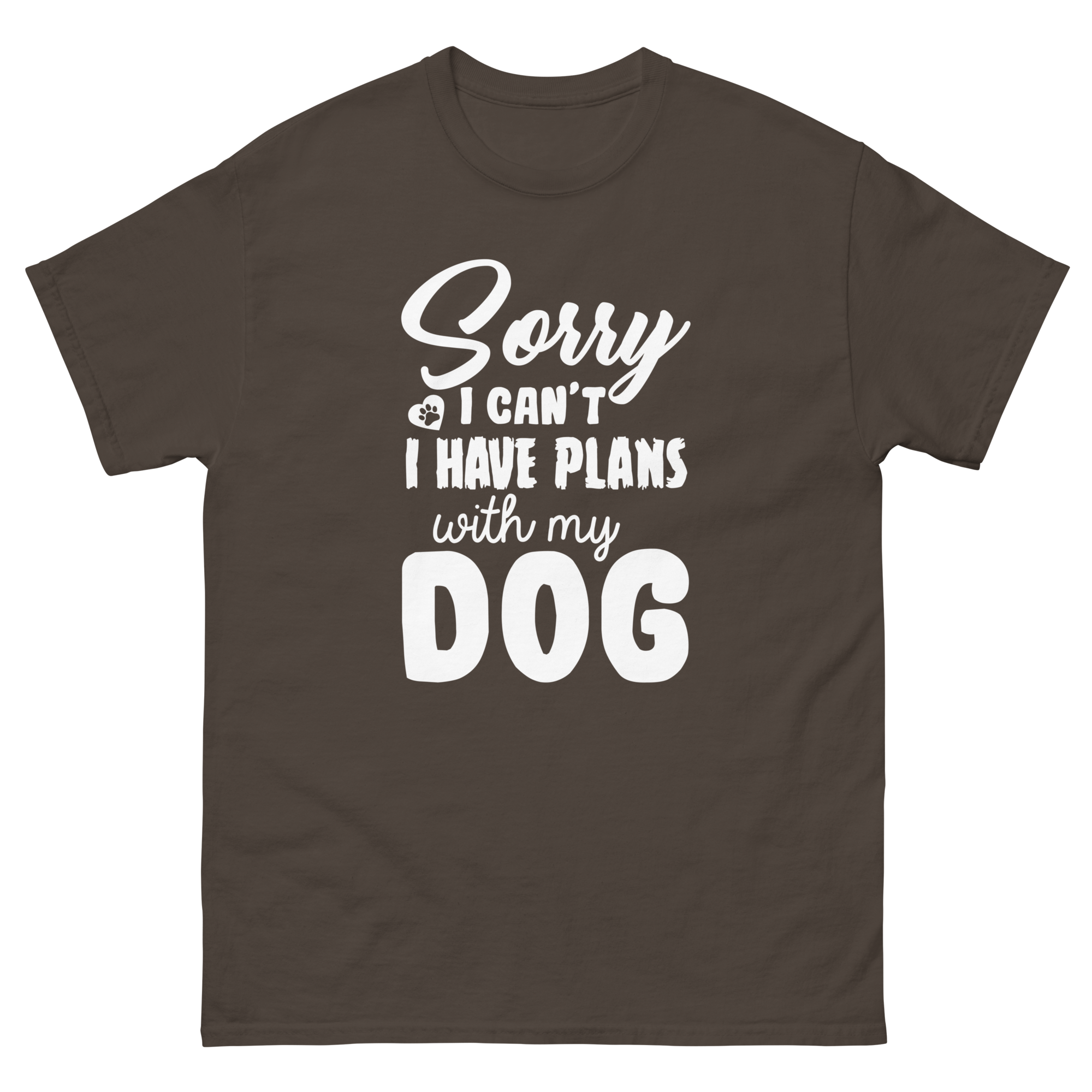 WITH MY DOG unisex t-shirt