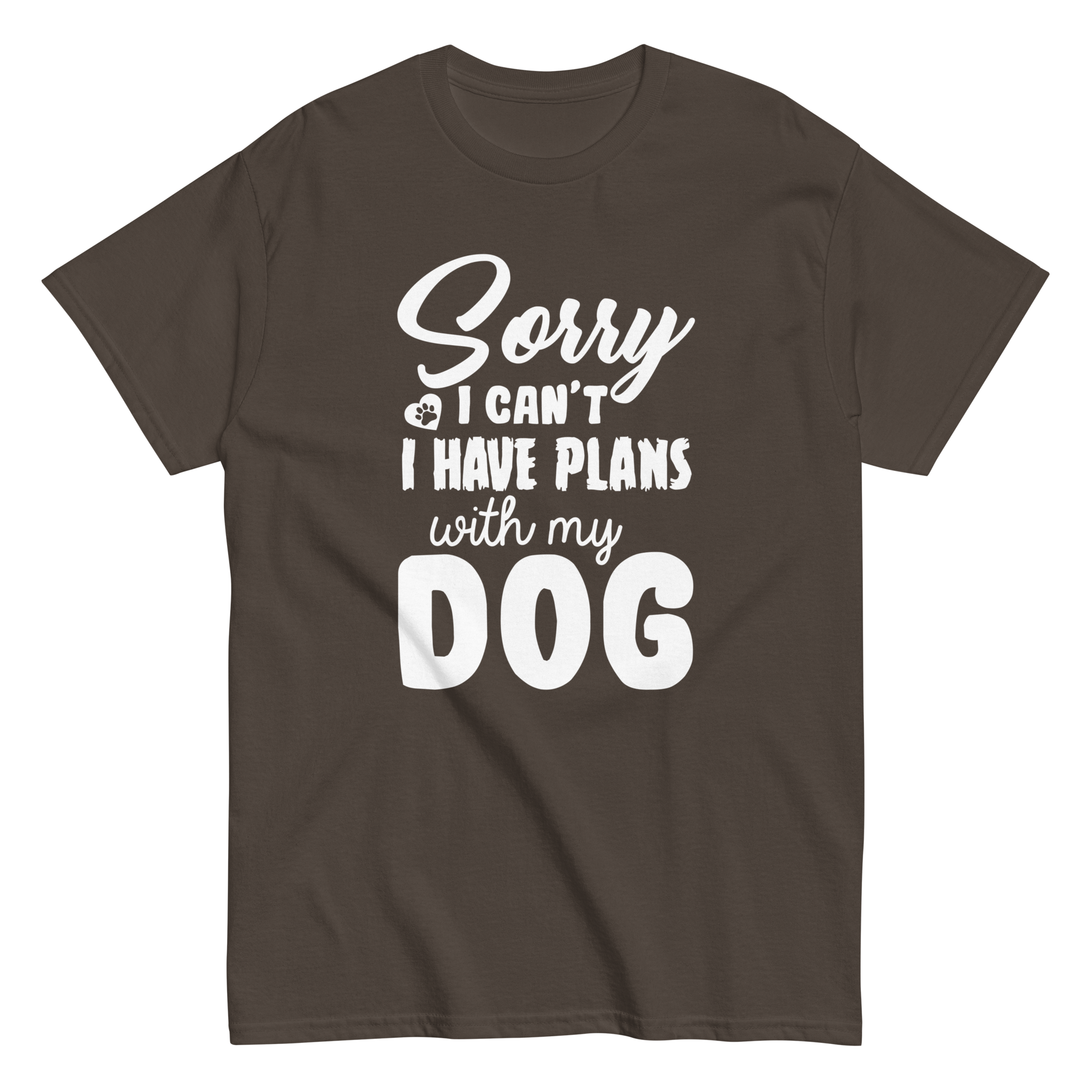 WITH MY DOG unisex t-shirt