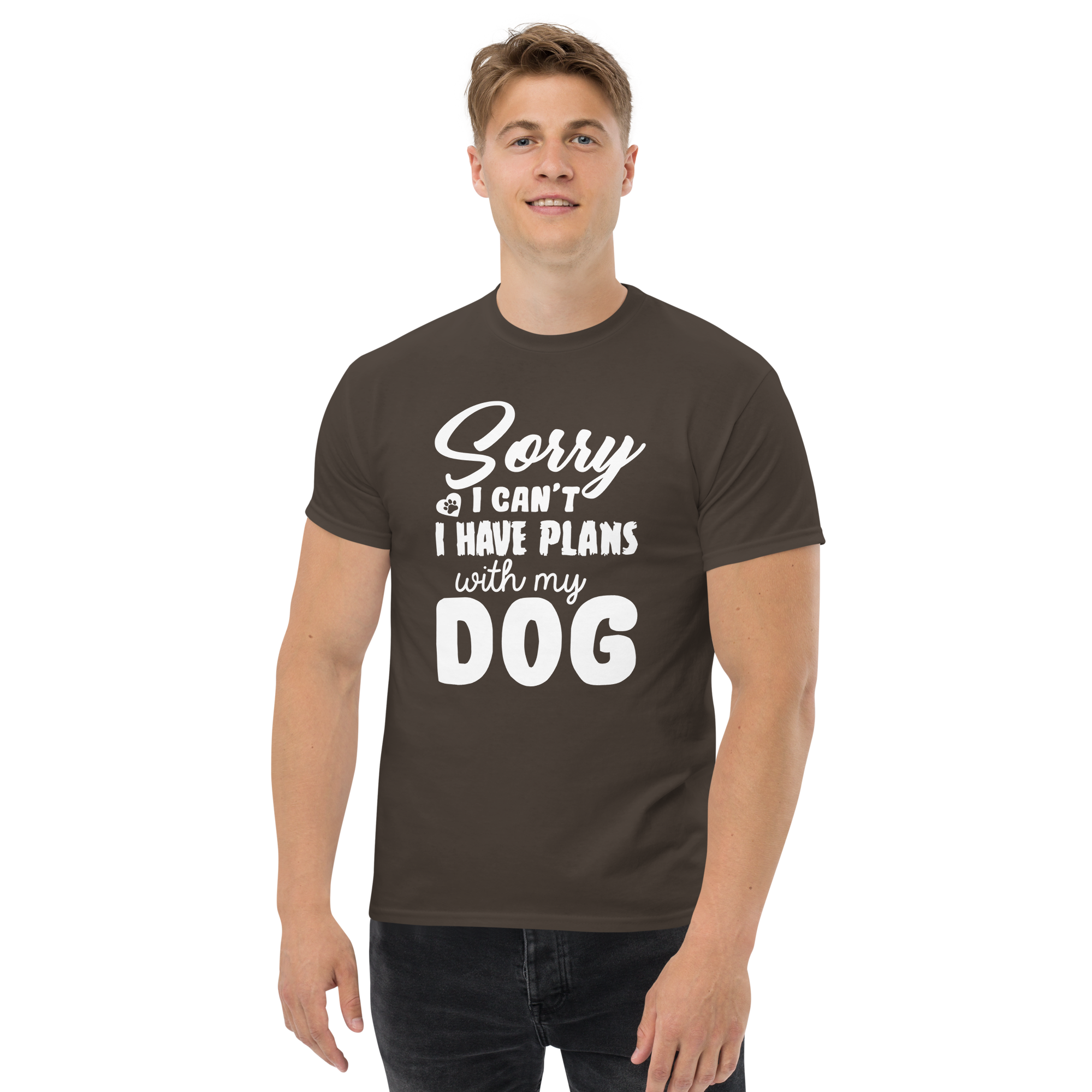 WITH MY DOG unisex t-shirt