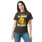 BALANCED LIFE unisex t-shirt - Printoo Shop - - bicycle, t-shirt, unisex, Unisex Classic Tee | Gildan 5000