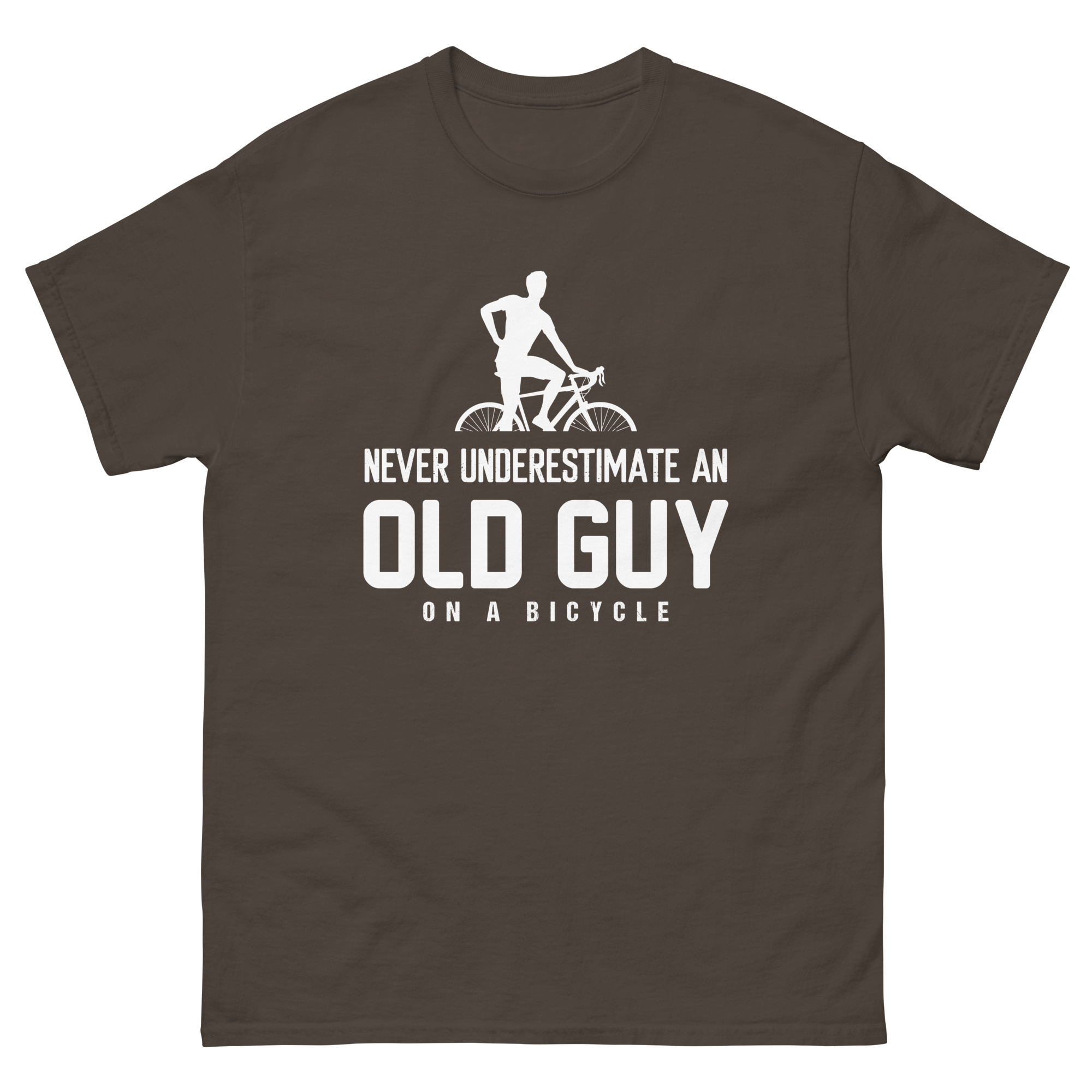 ALTER MANN AUF EINEM FAHRRAD Unisex T-Shirt