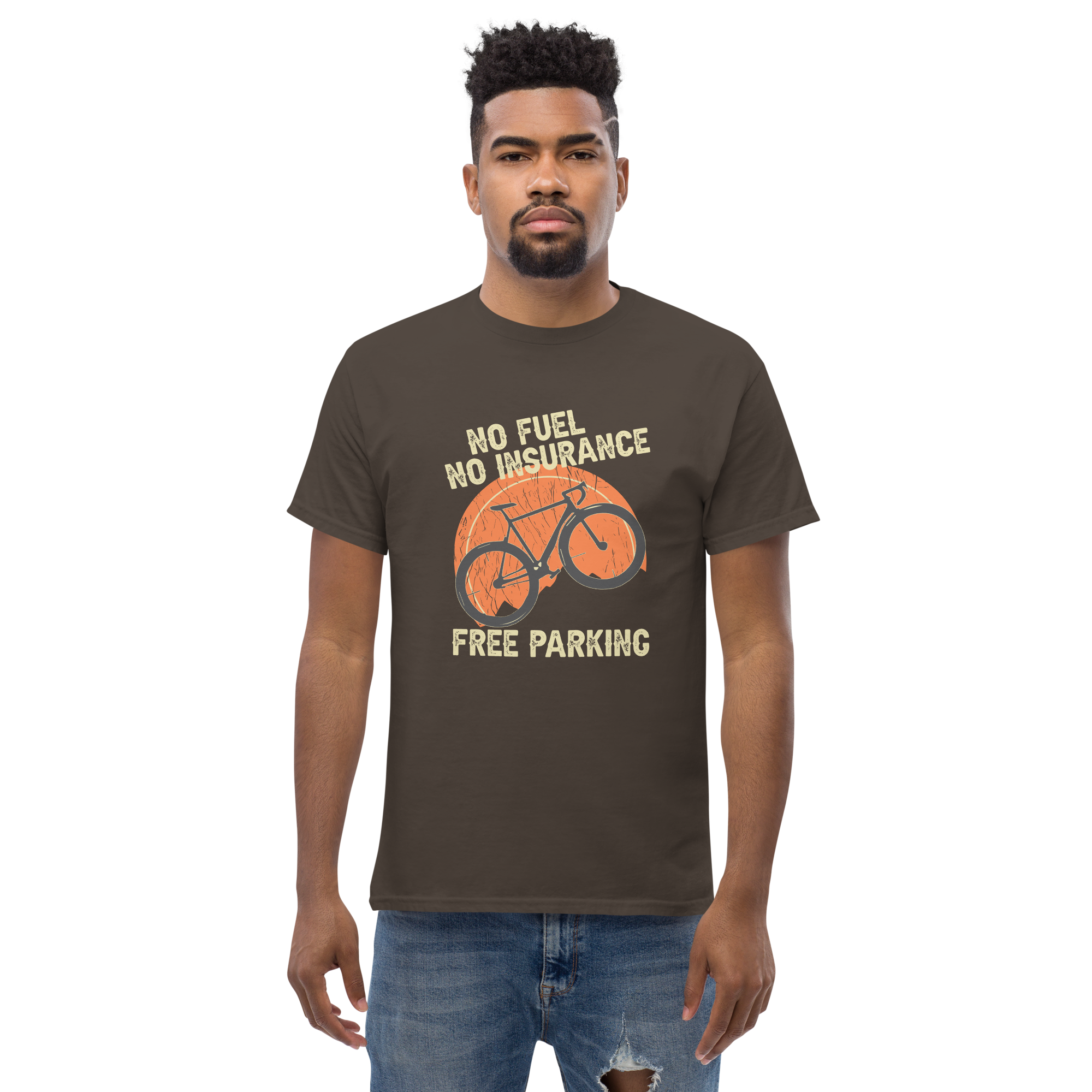 KEIN KRAFTSTOFF - KEINE VERSICHERUNG - KOSTENLOSES PARKEN Unisex T-Shirt