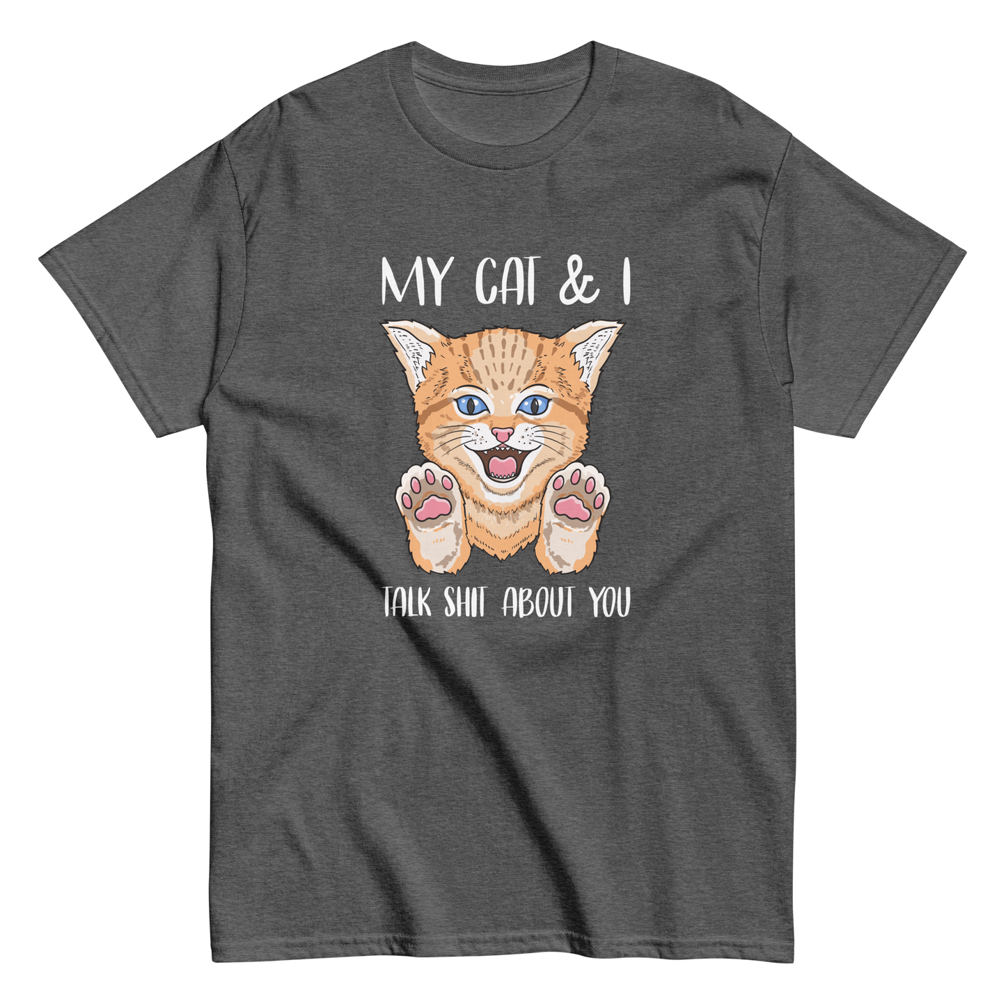 MY CAT & I Cat series unisex cotton t-shirt