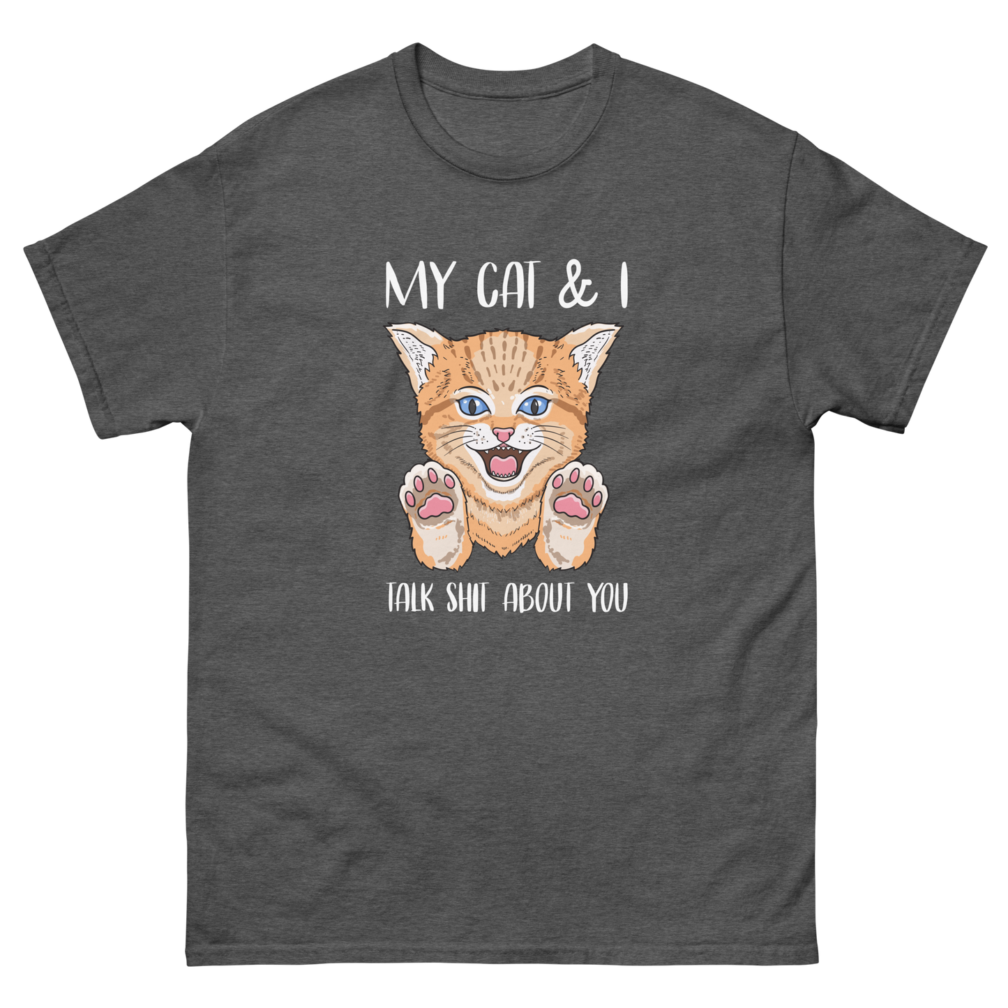 MY CAT & I Cat series unisex cotton t-shirt