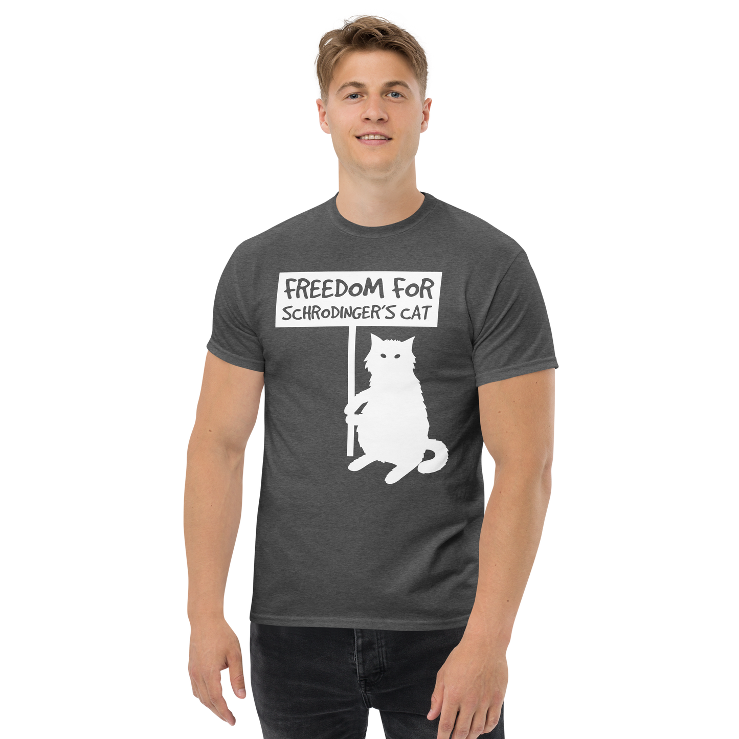 SCHRODINGER'S CAT Cat series unisex cotton t-shirt