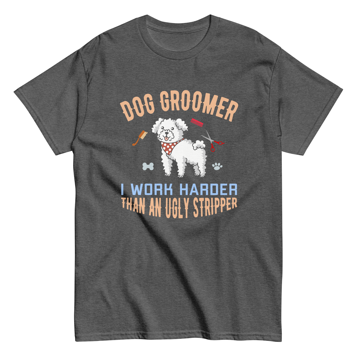 DOG GROOMER unisex dog series t-shirt