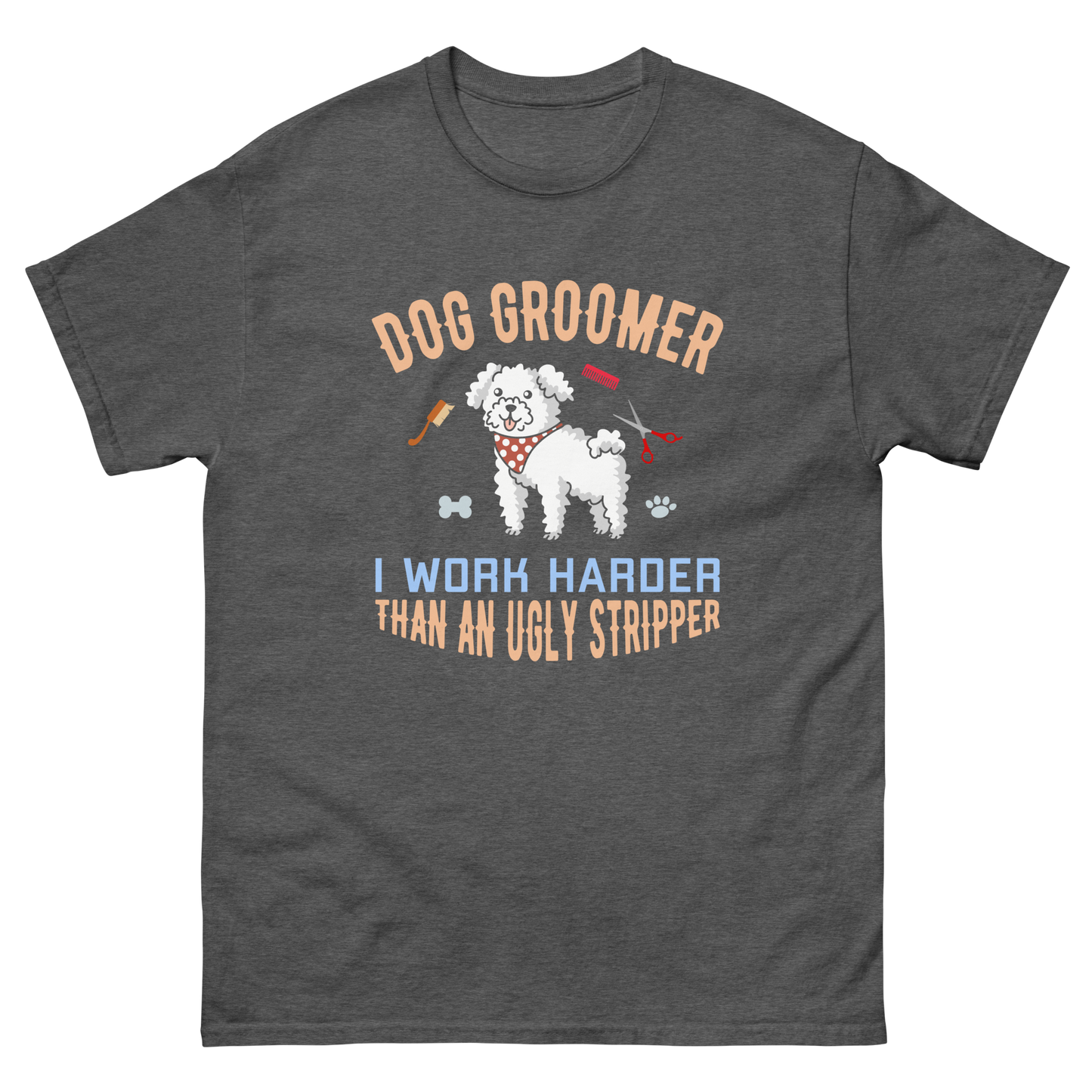 DOG GROOMER unisex dog series t-shirt