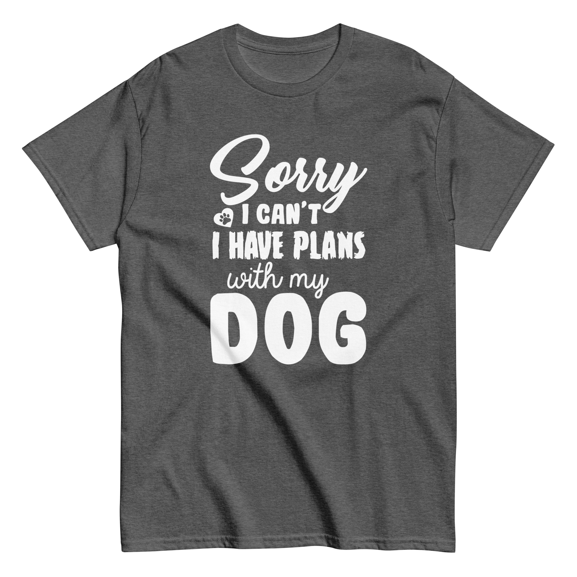 WITH MY DOG unisex t-shirt
