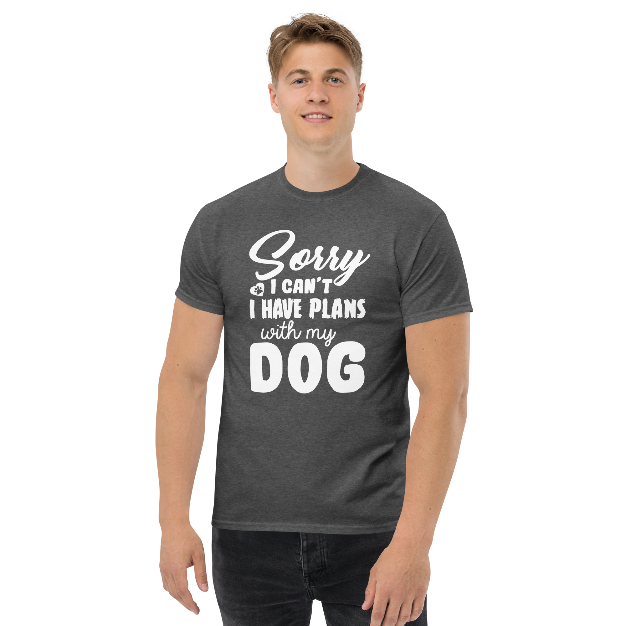 WITH MY DOG unisex t-shirt
