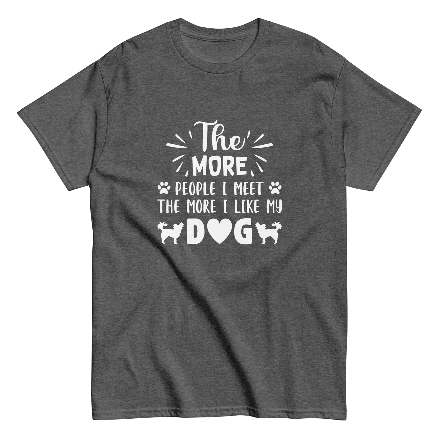 MORE DOG unisex dog series t-shirt