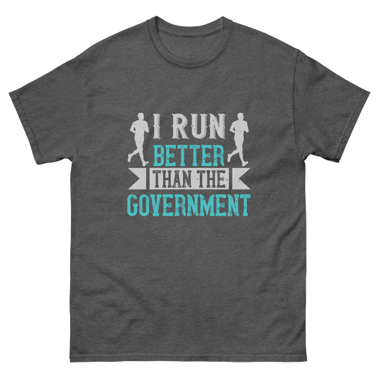 I RUN BETTER unisex running t-shirt