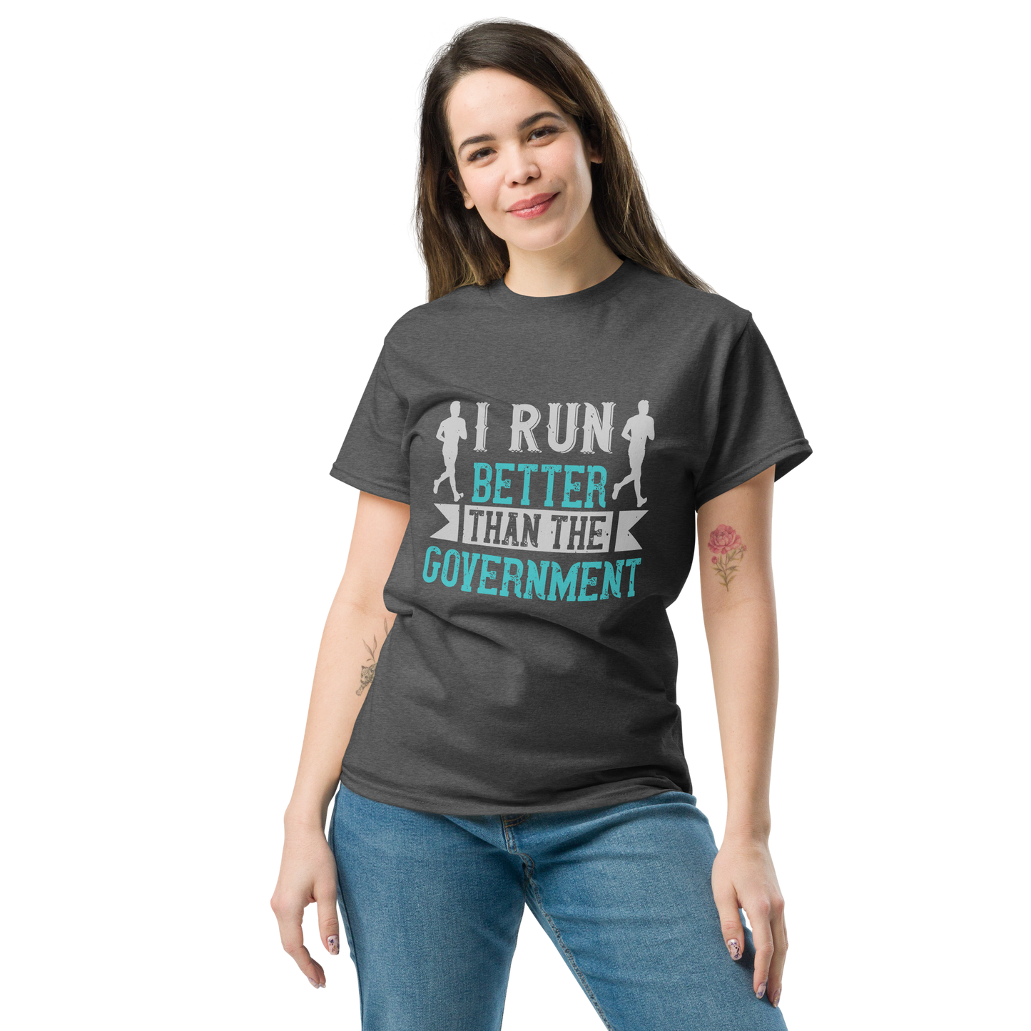 I RUN BETTER unisex running t-shirt